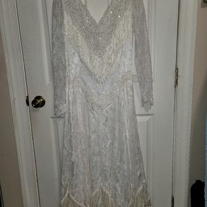 Country style wedding dress